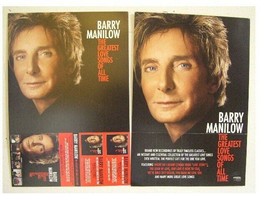 Barry Manilow Poster Promo Greatest Love Songs All Time - £21.23 GBP