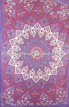 Traditional Jaipur Large Star Mandala Tapestry, Hippie Wall Hanging, Bohemian El - £21.98 GBP