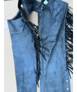 Route66 Leather motorcycle chaps, Medium Leather, men&#39;s women&#39;s - $40.64