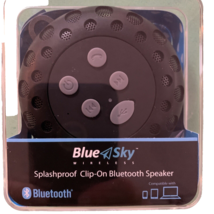 Clip-On Bluetooth Speaker Wireless Rechargeable Portable Travel Boomerha... - $5.82