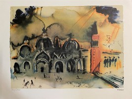 Salvador Dali Homage to Venice Plate Signed Offset Lithograph - £117.64 GBP