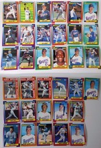 1990 Topps Texas Rangers Team Set of 34 Baseball Cards - £1.99 GBP