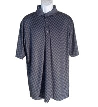 FJ FOOTJOY Men&#39;s Short Sleeve Button Down Golf Polo Shirt Blue XL - $295.07 MXN