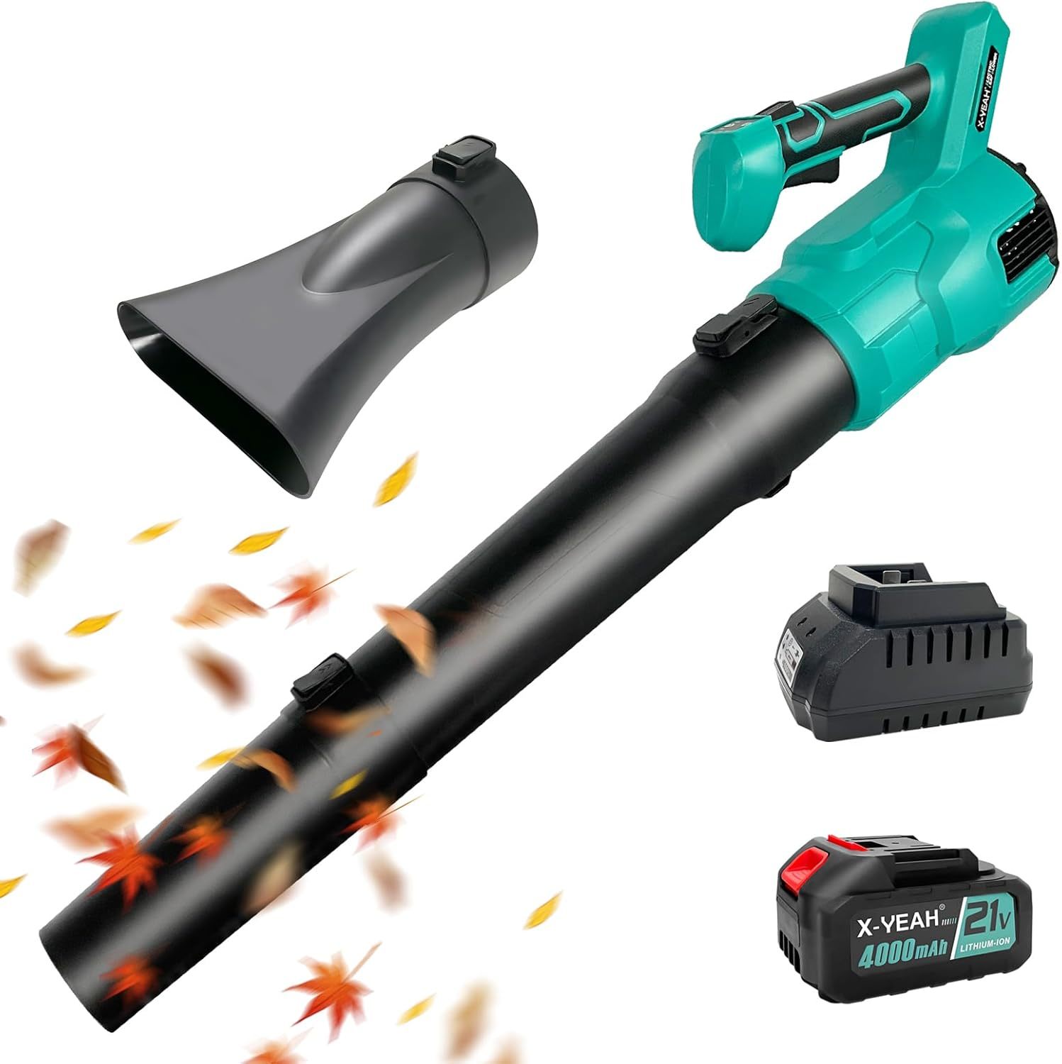Leaf Blower Cordless- Battery Operated Leaf Blower, Lightweight And Port... - $51.99
