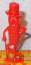 Vintage Planters Mr. Peanut Red Hard Plastic Whistle - $7.95
