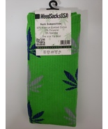 PREMIUM 420 WEED SOCKS OVER THE KNEE SIZE - SEATTLE COLORS - GO SEAHAWKS... - £6.07 GBP