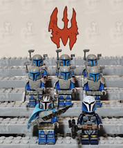 Death Watch Pre Vizsla Bo-Katan Custom minifigures Set of 8 - £12.63 GBP