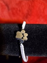 Pet Paw Bracelet White - £2.00 GBP