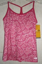 Nwt Womens Champion Duo Dry Rose Floral Knit Tank Top W/ Shelf Bra Size Xs - $18.65