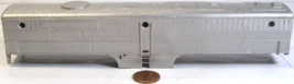 Unknown Brand HO Model RR Shell only Silver Locomotive &quot;B&quot; Unit Undecora... - £5.45 GBP