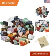 Unpolished Natural Quartz Crystal Stones - 1 Pound Variety Pack in Burla... - $42.00