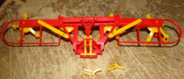 1/16 vintage bruder plastic hay tedder for parts or repair used - $9.89