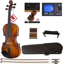 D&#39;Addario Prelude Strings Are Used On The Cecilio Cvn-300 Solidwood Ebony Fitted - £119.07 GBP