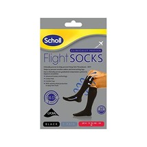 Scholl Flight Socks 1 Pair Shoe - Sizes 6 1/2-9, Black  - £35.56 GBP