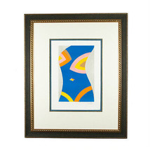 Untitled (Blue Torso) By Emilio Pucci Signed Limited Edition #10/100 Lithograph - £1,672.47 GBP
