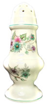 Vintage Elizabeth Arden Floral Flower Talcum Powder Shaker Dispenser Jar 5.5 in - £15.97 GBP