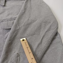 Field & Stream Heavy Cotton Button Down Shirt Men's Gray Outdoor Work Chest 50" image 3