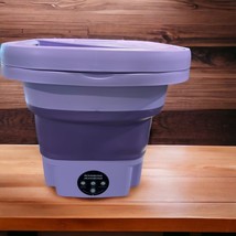 Mini Portable Washing Machine For Small Items To Wash Color Purple - $26.93