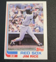 1982 Topps Jim Rice Baseball Card #750 Boston Red Sox Set Break - $1.50