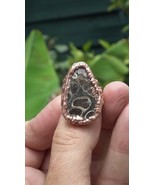 Electroformed  Copper  Turritella agate ring - $40.55 CAD