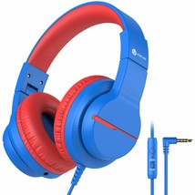 iClever Kids Headphones for School Travel, Safe Volume 85/94dB, HD Mic Stereo So - £27.17 GBP