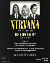 Nirvana With The Lights Out 2001 album ad 8 x 11 Sam Goody advertisement print - £3.31 GBP