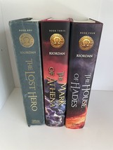 The Heroes of Olympus Rick Riordan Hardcover Book Set 1,3,4 First Edition - £22.11 GBP