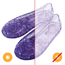 Heart Sole Girl Jellies Shoes - 7 Purple by DelSol for Kids - 1 Pair Shoes - $231.74 MXN