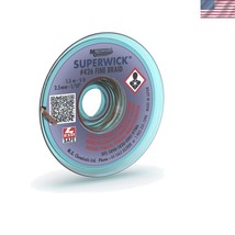 Environmentally Safe Super Wick Desoldering Braid - 5&#39; x 0.1&quot; (Pack of 1... - $35.50