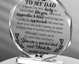 To My Dad Gift Acrylic Dads Plaque Gifts Grateful Birthday Gifts for Dad... - $21.51