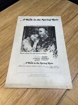 A Walk in the Spring Rain Press Book Kit Movie Poster 1970 Anthony Quinn KG - $99.00
