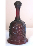 Avon Glass 1876 Cape Cod Collection Ruby Red 6 5/8&quot; Bell 1975-1992 - $411.81 MXN