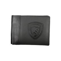 BLAUER Elegant Dual Compartment Leather Wallet - £78.22 GBP