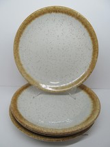 McCoy Pottery Graystone Vintage Set Of 4 Speckled 10 3/8&quot; Dinner Plates EUC - £61.99 GBP