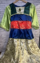 Disney Collection Mulan Princess Dress Girls Kids Medium 9/10 Costume Dress Up - $29.69