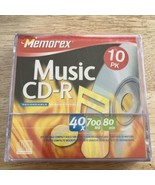 Memorex Music CD-R Recordable 80 Minute Blank Cd New  Still In Package 1... - £14.64 GBP