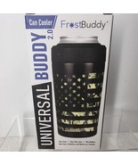 Frost Buddy​ Universal 2.0 Stainless Steel Insulated Can Bottle Cooler Flag - $41.66 CAD