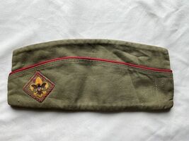 Vintage Boy Scout Of America BSA Garrison Hat Cap Size Medium - $9.99