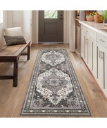 Runner Rugs For Hallway 2X5 Machine Washable Runners, Boho Vintage Retro... - $33.93