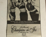 vintage Champions On Ice Print Ad  Advertisement Michelle Kwan 2002 pa1 - £5.51 GBP