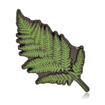 Fern Leaf Hard Enamel Pin - £7.47 GBP