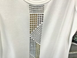 Christine Alexander White shirt tank top FITTED Size Medium 1G0243S - $726.13 MXN
