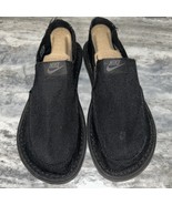 Nike Solarsoft Lakeside Men&#39;s Size8 Black Boat Shoes Nautical Slipon RARE - $76.29 CAD