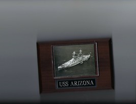 Uss Arizona Plaque Navy Us Usa Military BB-39 Ship Battleship - $4.94