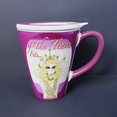 Primary image for If The Tiara Fits... Call Me Princess 10 oz. Coffee Mug with Coaster Lid