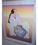 RC GORMAN Navajo &quot;SALINA&quot; Lithograph Art &#39;89 Signed Framed Limited Editi... - £4,875.40 GBP