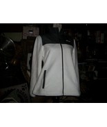 FILA SPORT Cool Porcelain White+Soot Black Fleece Jacket Size S - $12.87