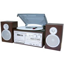 Boytone BT-28SPS Bluetooth Classic Style Record Player Turntable with AM/FM Radi - $304.99