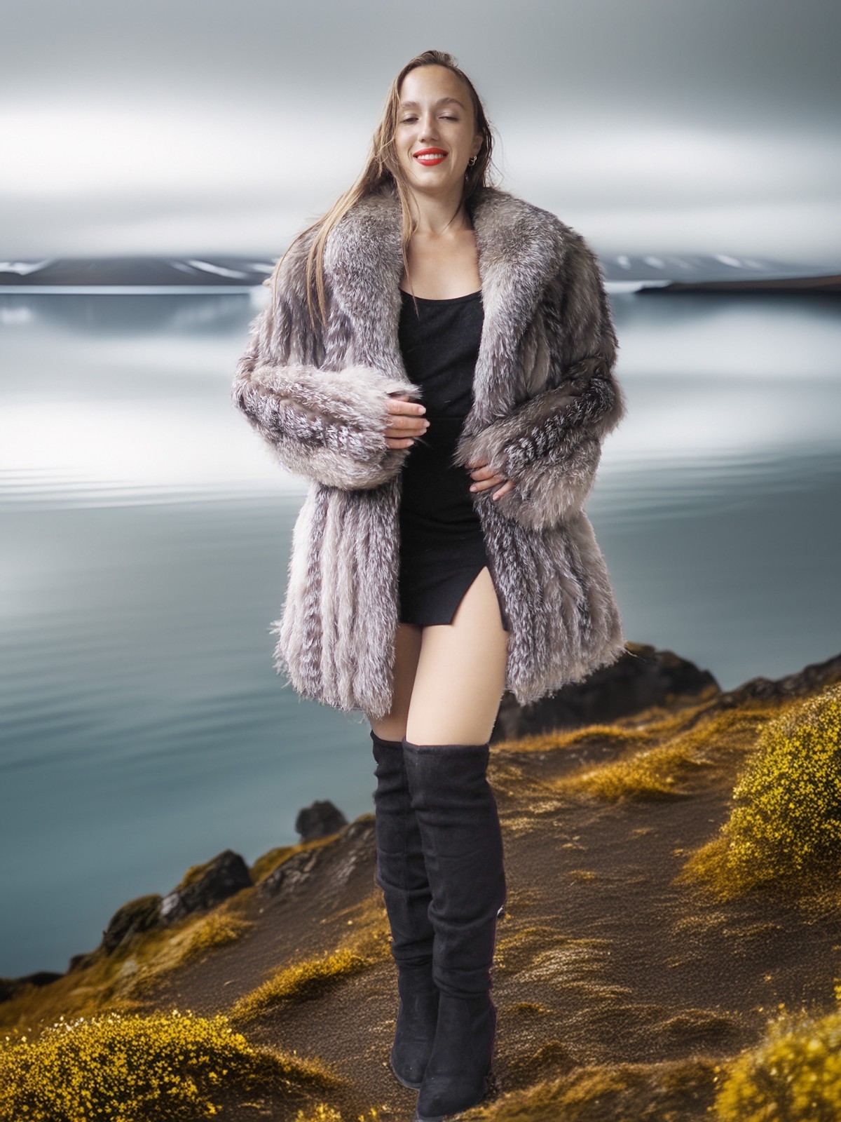Northern Whisper - A Unique Platinum Silver Fox S Fast Shipping Item image 10