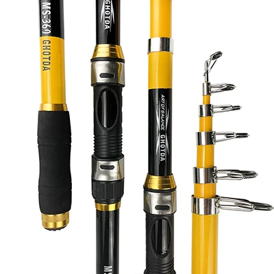   Fishing Rod Or Rod Reel Combos Portable Telescopic Fishing Pole 13BB Spinning  - £116.90 GBP